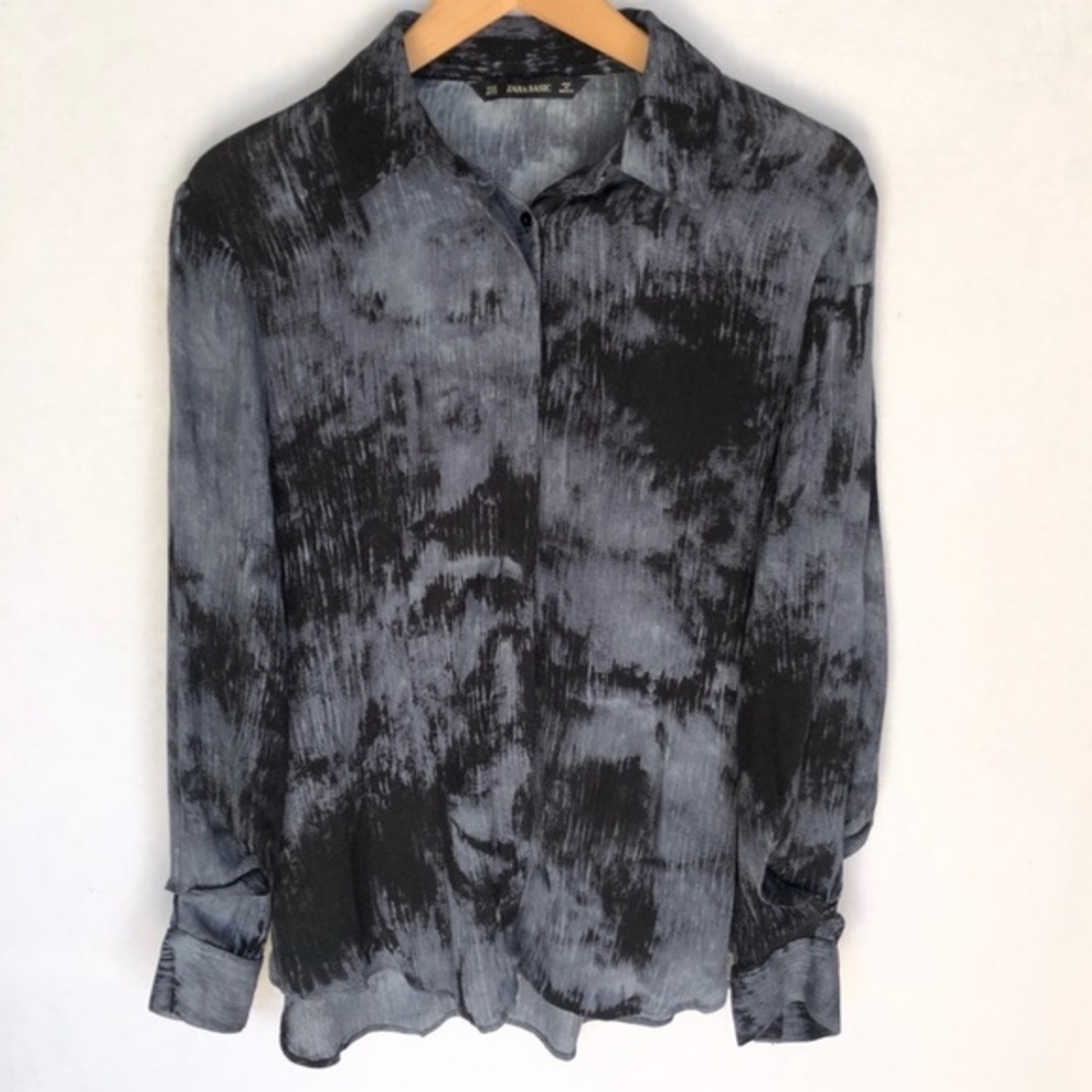 Zara Tie Dye Button Down - Medium